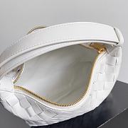 Bottega Veneta Wallace Shoulder Bag White 22x13x9.5cm - 5