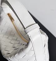 Bottega Veneta Wallace Shoulder Bag White 22x13x9.5cm - 6