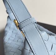 Bottega Veneta Wallace Shoulder Bag Blue 22x13x9.5cm - 6