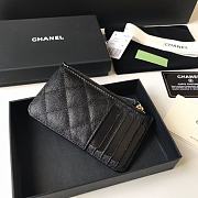 Chanel Classic Card Holder Black AP0374 13×7.5×1cm - 5