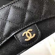 Chanel Classic Card Holder Black AP0374 13×7.5×1cm - 2