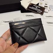 Chanel Card Holder Black 7.5x11cm - 5
