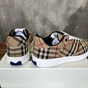 Burberry Rangleton Checkered Sneakers Beige - 6