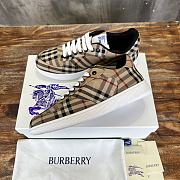 Burberry Rangleton Checkered Sneakers Beige - 5