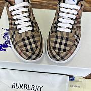 Burberry Rangleton Checkered Sneakers Beige - 3