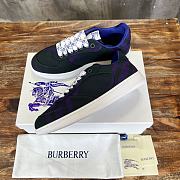 Burberry Rangleton Checkered Sneakers Black & Purple - 5