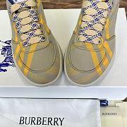 Burberry Rangleton Checkered Sneakers Yellow & Green - 2
