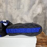 Burberry Black Leather Stock Sneakers - 3