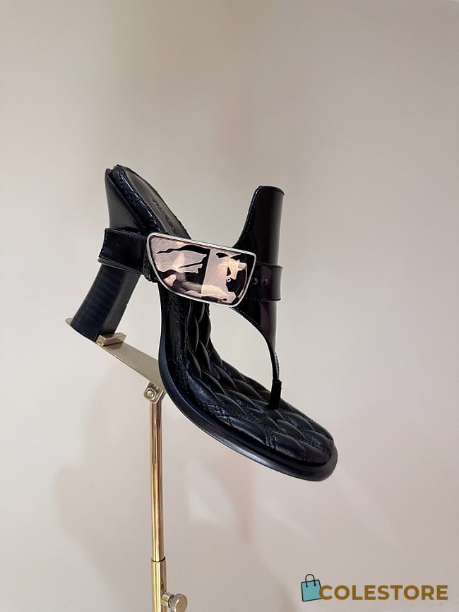 Burberry Bay Sandals Black  - 1