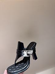 Burberry Bay Sandals Black  - 4
