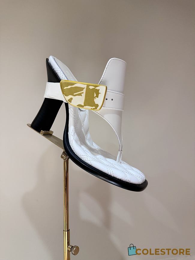 Burberry Bay Sandals White - 1