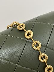 Loewe Puffer Goya Vintage Green Bag 23x9x17cm - 2