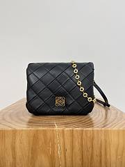 Loewe Puffer Goya Vintage Green Black 23x9x17cm - 1