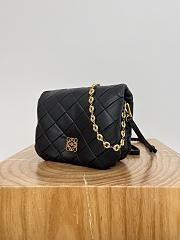 Loewe Puffer Goya Vintage Green Black 23x9x17cm - 3