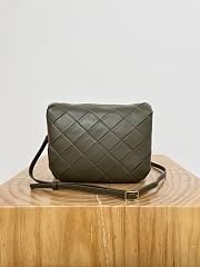 Loewe Puffer Goya Vintage Khaki Green Bag 23x9x17cm - 5