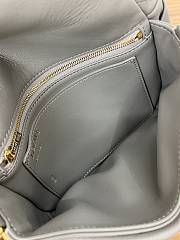 Loewe Puffer Goya Vintage Grey Bag 23x9x17cm - 5