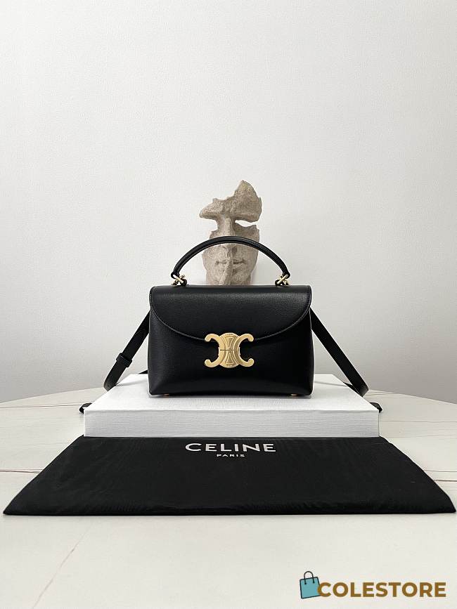 Celine Teen Nino Bag In Black 20.5×13×8cm - 1