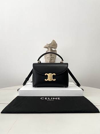 Celine Teen Nino Bag In Black 20.5×13×8cm