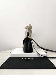 Celine Teen Nino Bag In Black 20.5×13×8cm - 6