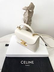 Celine Teen Nino Bag In White 20.5×13×8cm - 6
