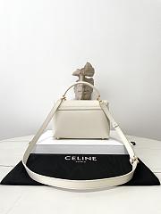 Celine Teen Nino Bag In White 20.5×13×8cm - 5