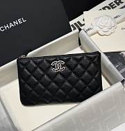 Chanel 22S Rhinestone Clutch Bag Black 20x12cm - 1