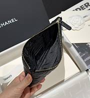 Chanel 22S Rhinestone Clutch Bag Black 20x12cm - 6