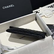 Chanel 22S Rhinestone Clutch Bag Black 20x12cm - 5