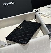 Chanel 22S Rhinestone Clutch Bag Black 20x12cm - 3