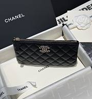 Chanel 22S Rhinestone Clutch Bag Black 20x12cm - 2
