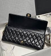 Chanel 24A Maxi Baguette Clutch Black 18x38x4cm - 5
