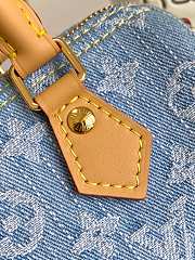 Louis Vuitton Nano Speedy Bag Sky Blue Denim M11212 16x10x7cm - 2