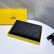 Fendi Wallet Black 21x11cm - 3