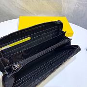 Fendi Wallet Black 21x11cm - 5