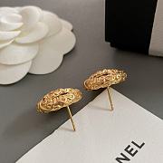 Chanel Black Gold Lava Earrings - 2
