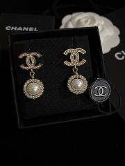 Chanel Sunflower Pearl Earrings - 1