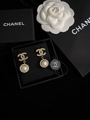 Chanel Sunflower Pearl Earrings - 6