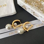 Dior Letter Size Bead Earrings - 6