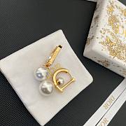 Dior Letter Size Bead Earrings - 2