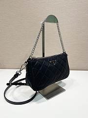 Prada Underarm Bag Black 25x14x6.5cm - 5