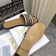 Dior Dway Natural Raffia And Black Embroidered Cotton - 2