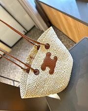 Celine Straw Summer Basket Bag 25x30cm - 1