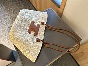 Celine Straw Summer Basket Bag 25x30cm - 2