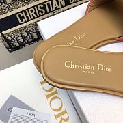 Dior Dway Natural Raffia And Red Embroidered Cotton - 2