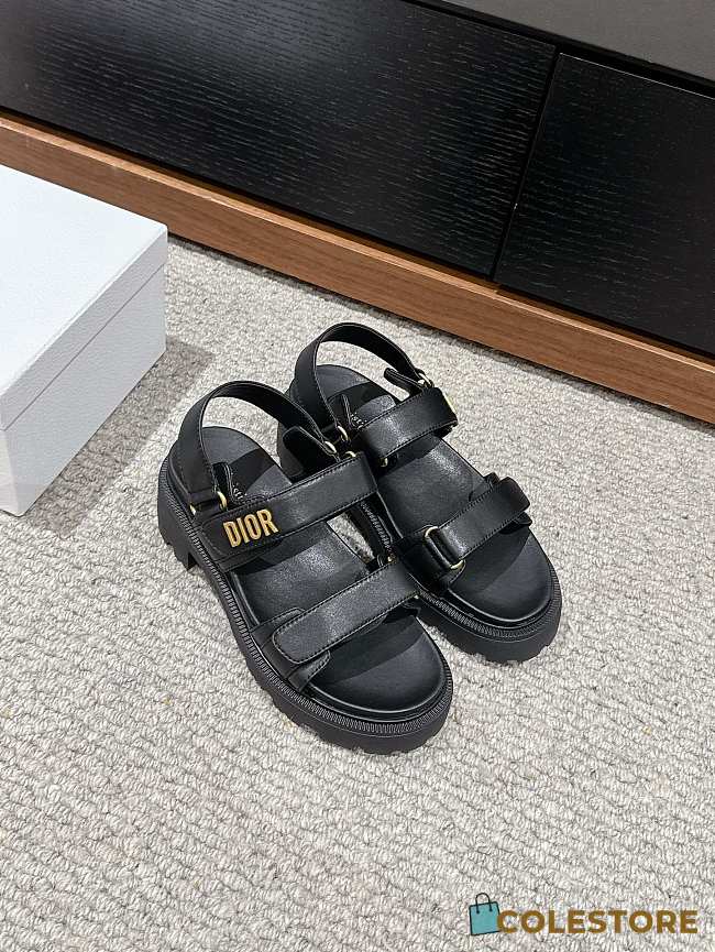 Dior Dioract Sandals in Black - 1
