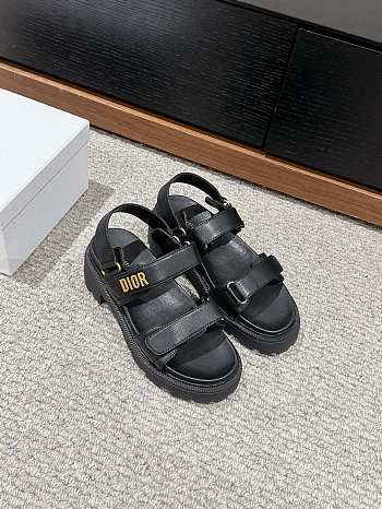Dior Dioract Sandals in Black