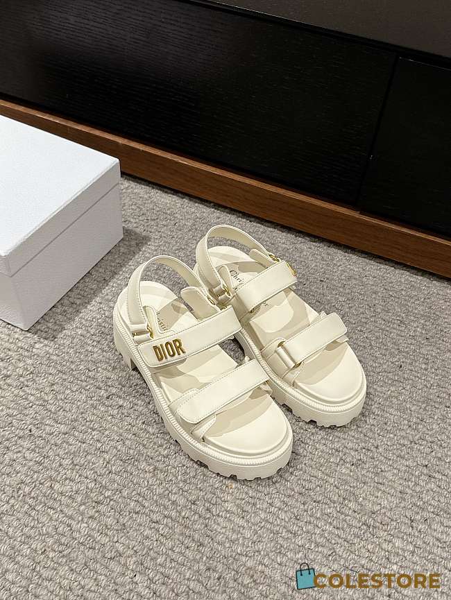 Dior Dioract Sandals in White - 1