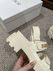 Dior Dioract Sandals in White - 5