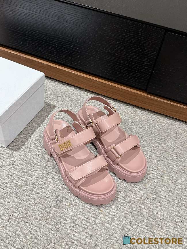 Dior Dioract Sandals in Nude Pink - 1