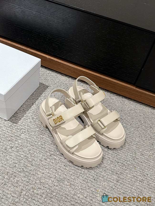 Dior Dioract Sandals in Beige - 1